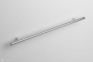 RR002 мебельная ручка-релинг 256 мм хром полированный