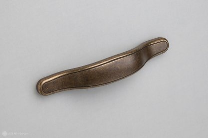 1484 мебельная ручка-скоба 160 мм бронза