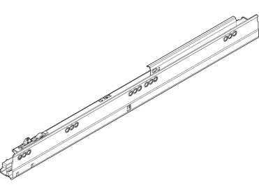 TANDEMBOX, направляющая без BLUMOTION, 30кг, 450 мм, правая