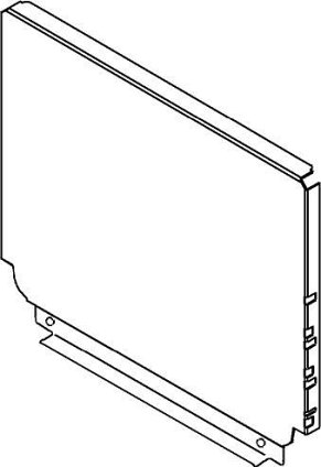 TANDEMBOX, задняя стенка D (224мм), ширина 450мм, белая