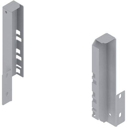 TANDEMBOX, держатели задней стенки под мойку для высоты C 192 мм, серый, комплект