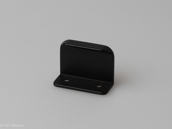 WMN450 торцевая мебельная ручка-профиль 50 мм черный матовый