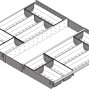 ORGA-LINE, комплект лотков, ширина 800мм, длина 600мм