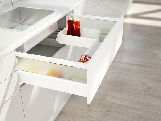 Ящик под мойку TANDEMBOX antaro (224х500), крепление inserta, бел.